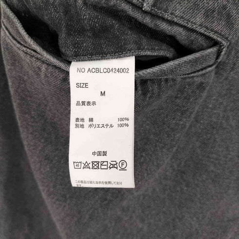 キャスパージョンアイバー CASPER JOHN AIVER レイヤードバギーデニムスラックス メンズ JPN:M