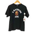 ベイプ BAPE 90s 初期タグ アーチロゴ3段ラバーロゴプリント Tシャツ 袖裾シングル 裏原 メンズ JPN:M