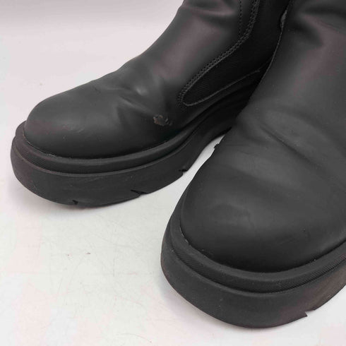 ザラ ZARA RUBBERISED CHUNKY ANKLE BOOTS フェイクレザー サイドゴアブーツ メンズ EUR:39
