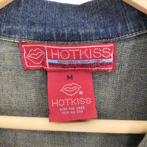 HOTKISS グラデーション ベルテッド ミニ デニム ワンピース y2k レディース JPN:M