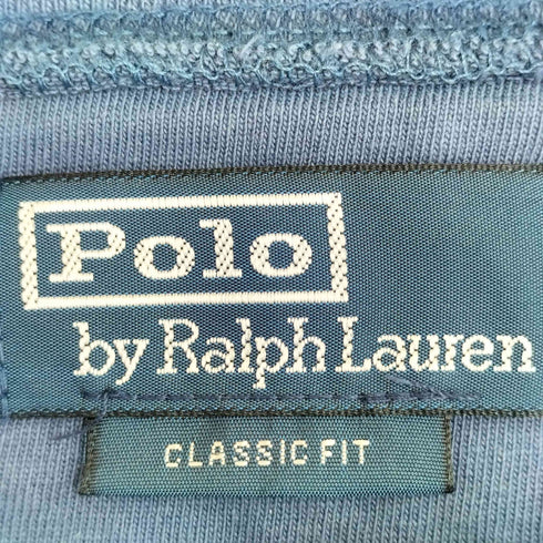ポロバイラルフローレン Polo by RALPH LAUREN グアテマラ製 CLASSIC FIT ヘンリーネックTシャツ メンズ import:L