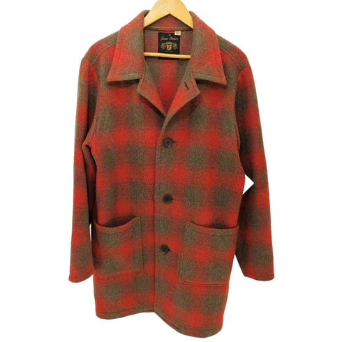 フルカウント FULLCOUNT チェック プリズナーコート check prisoner coat メンズ 42