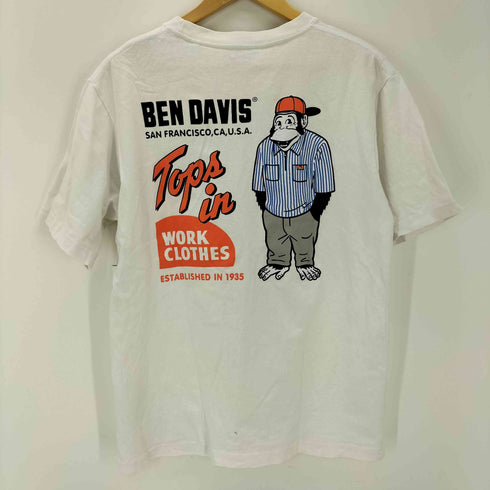 ベンデイビス BEN DAVIS S/S バックプリントTシャツ メンズ JPN:L