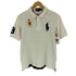 ポロバイラルフローレン Polo by RALPH LAUREN CUSTUM FIT ビッグポニー ユニオンジャック 刺繍 ナンバーパッチ S/S ポロ シャツ メンズ import:M