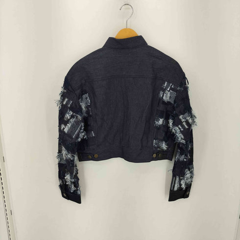 SATOKO OZAWA 18SS ジャガードデニムジャケット クロップド丈 レディース JPN:2