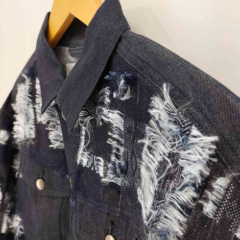SATOKO OZAWA 18SS ジャガードデニムジャケット クロップド丈 レディース JPN:2