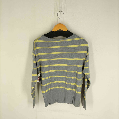 ジョンスメドレー JOHN SMEDLEY イギリス製 ボーダー コットンニット レディース import:S
