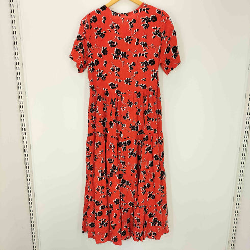 ザラ ZARA フラワーロングワンピース レディース import:L