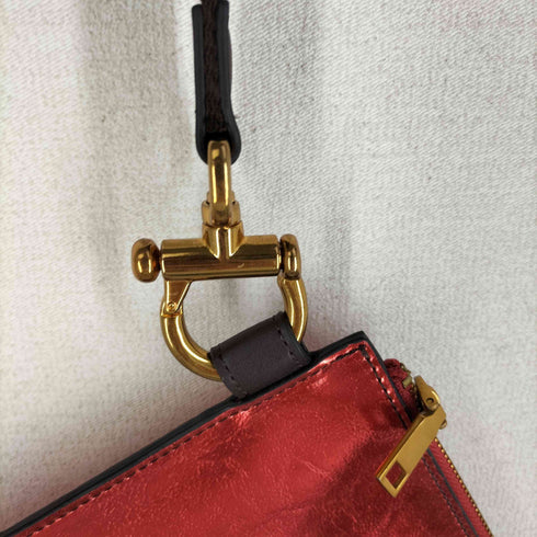アダムエロペ Adam et Rope メタリック クラッチバッグ レディース