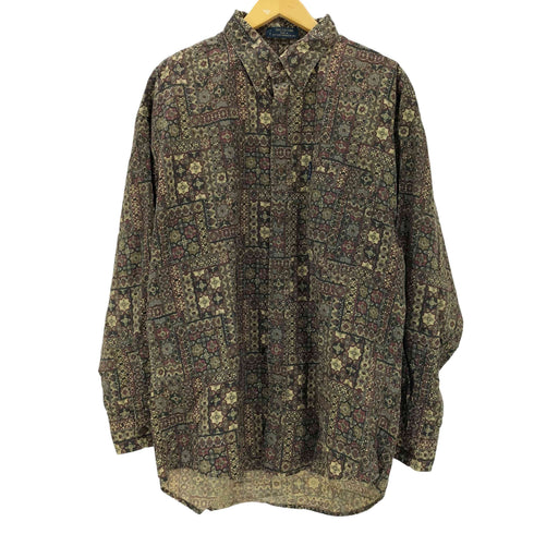 チャップスラルフローレン CHAPS RALPH LAUREN L/S 総柄BDシャツ メンズ JPN:L