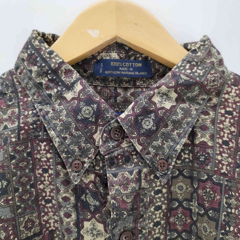 チャップスラルフローレン CHAPS RALPH LAUREN L/S 総柄BDシャツ メンズ JPN:L