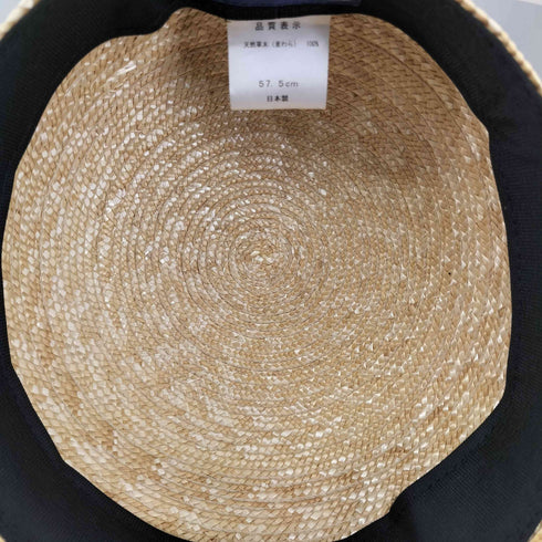 田中帽子店 麦わらキャップ レディース 57.5cm