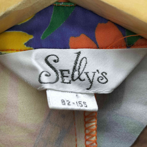 SELLY'S アーティスト総柄フリルドレスシャツ レディース 82-155
