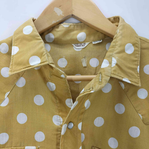 L/S ドット柄ウエスタンシャツ メンズ 15 1/2