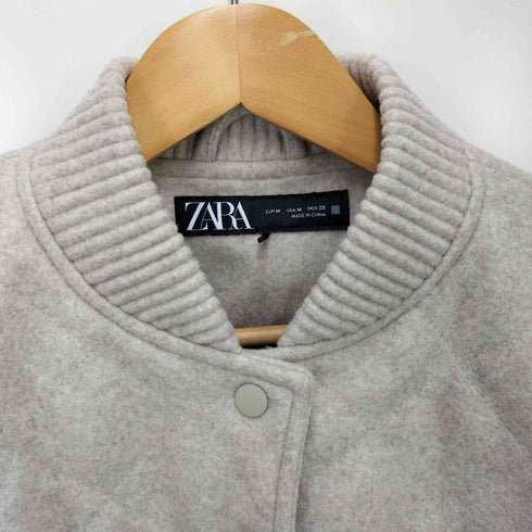 ザラ ZARA ソフトキルティングボンバージャケット レディース M