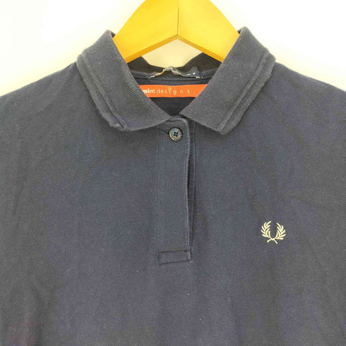 フレッドペリー FRED PERRY ロゴ刺繍 フレアデザイン ポロシャツ レディース JP:8