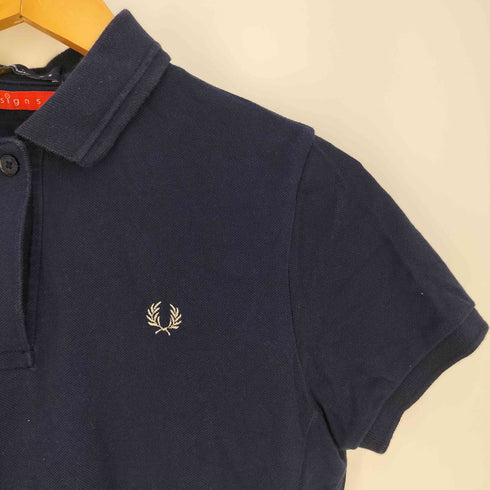 フレッドペリー FRED PERRY ロゴ刺繍 フレアデザイン ポロシャツ レディース JP:8