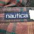 ノーティカ NAUTICA 90S 旧ロゴ 切替半袖チェックシャツ メンズ