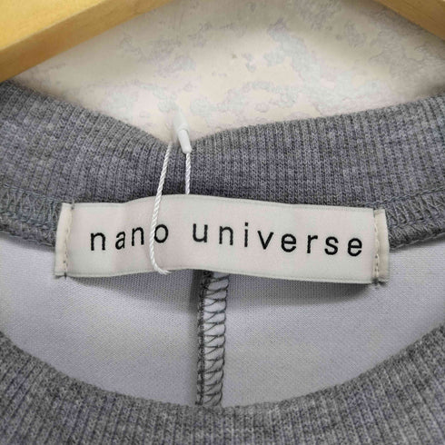 ナノユニバース NANO universe フロントドロストフレンチスリーブワンピース レディース FREE
