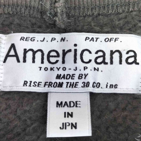 アメリカーナ Americana AMEY 裏起毛 スウェットワンピース レディース