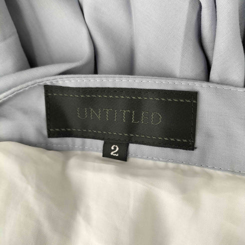 アンタイトル UNTITLED プリーツミディスカート レディース JPN:2