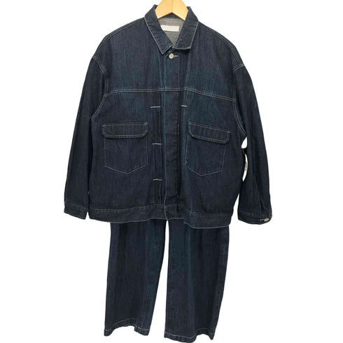 ウィム バイ リドム WYM LIDNM HEAVY OZ WIDE DENIM SET-UP メンズ M