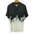 ザラ ZARA 総柄 S/S 開襟シャツ メンズ import:L