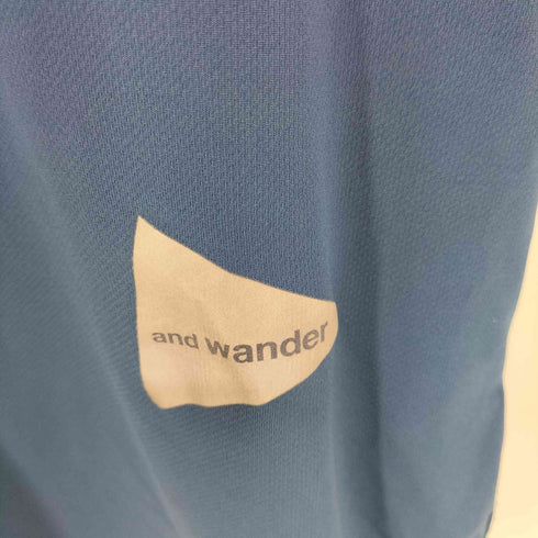 アンドワンダー and wander ドライジャージー ラグランショートスリーブTシャツ メンズ JPN:4