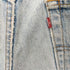 リーバイス Levis 80-90s USA製 550 650刻印 Relaxed Fit ワイドデニム アイスブルー メンズ 34×34