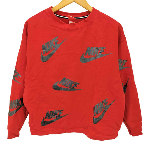 ナイキ NIKE AS W NSW CREW FUTURA TOSS GEL UNIVERSITY プルオーバー 総柄スウェット レディース import:S