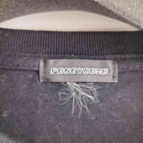 PONEYCOMB プリントクルーネックTシャツ メンズ JPN:L