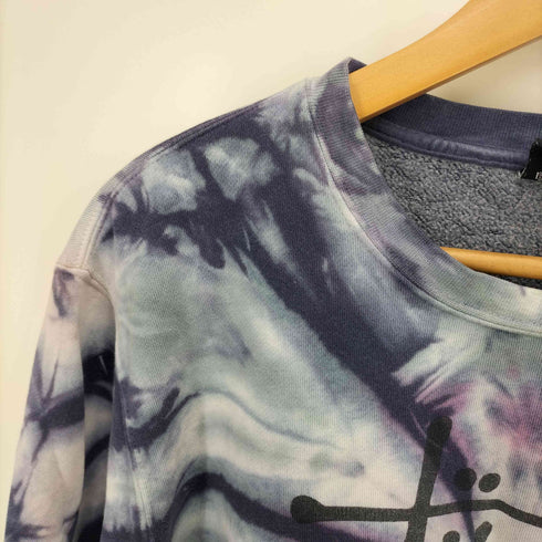 ステューシー Stussy タイダイ染め L/S ショーンフォントロゴ プルオーバー スウェット メンズ import:S