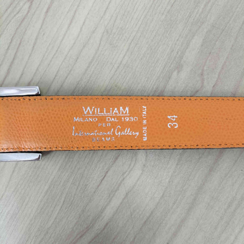 ビームス BEAMS WILLIAM レザーベルト メンズ