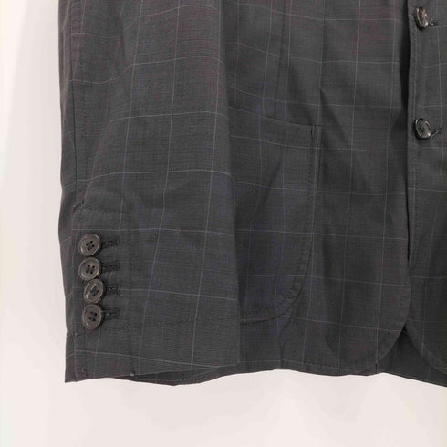 コムデギャルソンオムドゥ COMME des GARCONS HOMME DEUX ウィンドウペンチェック 裏地 ペイズリー柄 テーラード ジャケット メンズ JPN:S