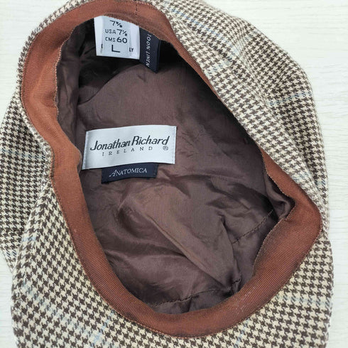 アナトミカ ANATOMICA jonathan richard 千鳥格子 リネンキャスケット メンズ JPN:L