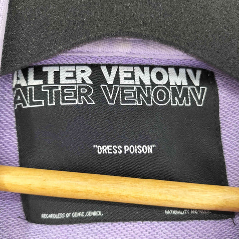 オルターベノム ALTER VENOMV 胸元プリント プルオーバーパーカー メンズ FREE