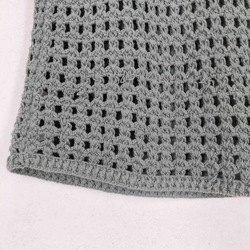 MCMACHAN WOOLEN メッシュニットベスト メンズ