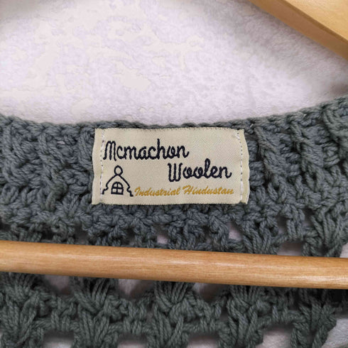 MCMACHAN WOOLEN メッシュニットベスト メンズ