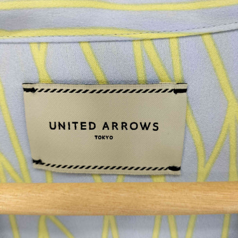 ユナイテッドアローズ UNITED ARROWS UBC ラインプリント ボウタイブラウス レディース FREE