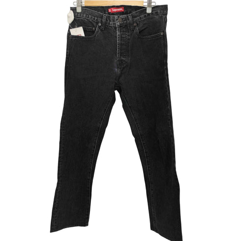 シュプリーム Supreme Stone Washed Black Slim Jeans. メンズ 30