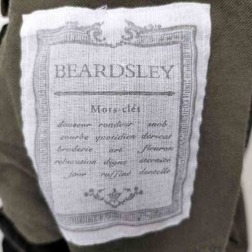 ビアズリー BEARDSLEY 迷彩柄 タックスカート レディース F