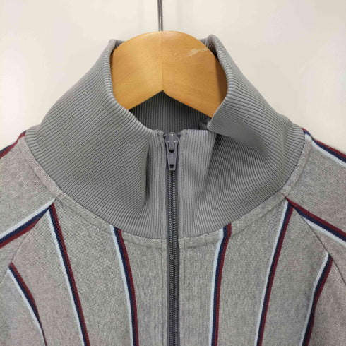 フレッドペリー FRED PERRY SPORTSWEAR レジメンタルストライプ ジップアップトラックジャケット メンズ import:L
