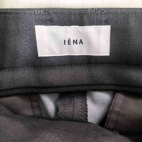 イエナ IENA シャンブレー サテンストレッチパンツ レディース 36