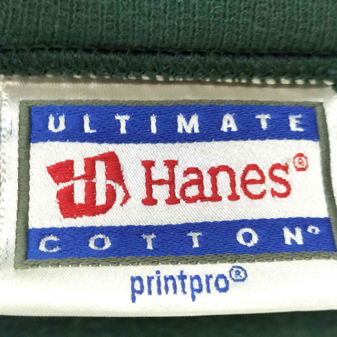 ヘインズ Hanes lane tech indians カレッジスウェット 三段 ラバープリント メンズ JPN:S