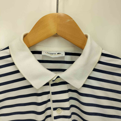 ラコステ LACOSTE ボーダー S/S ポロシャツ メンズ import:S