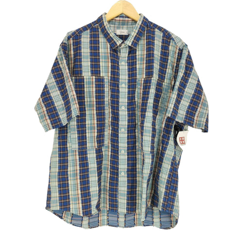 ユアン YUAN 2ポケットチェックシャツ メンズ S/M