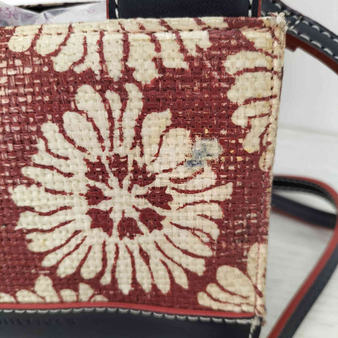 トミーヒルフィガー TOMMY HILFIGER バンブーハンドルショルダーバッグ ウーブン ウーヴンバッグ レディース