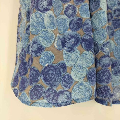 コイビトミサキ koibito misaki 7分袖 総柄 チュニックワンピース レディース M、L