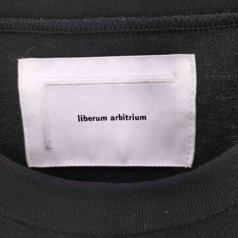 liberum arbitrium 脇割 フリンジ クロップド S/S Tシャツ メンズ