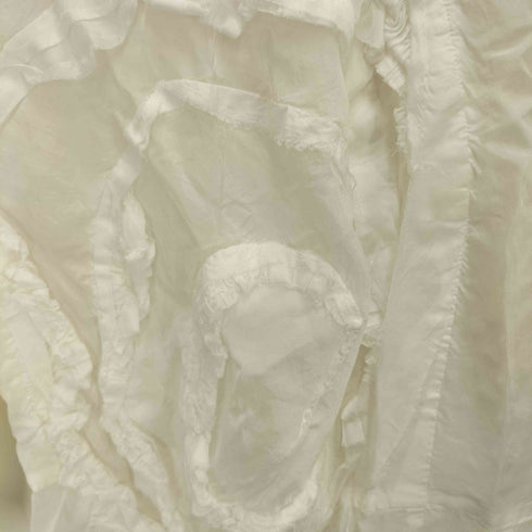 コムデギャルソンコムデギャルソン COMME des GARCONS COMME des GARCONS L/S 丸襟フリルブラウス レディース import:XS